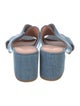 Sigerson Morrison Denim Slides