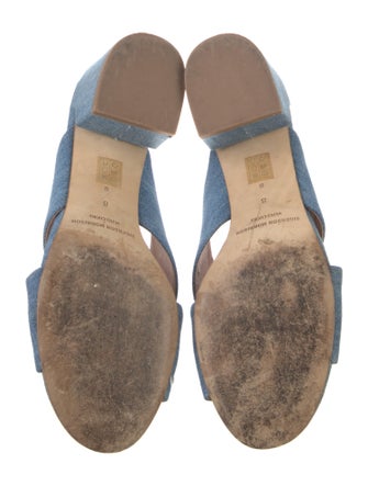 Sigerson Morrison Denim Slides