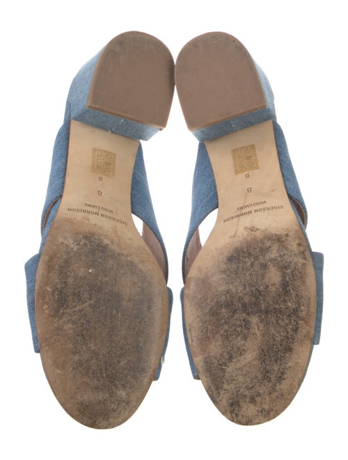 Sigerson Morrison Denim Slides