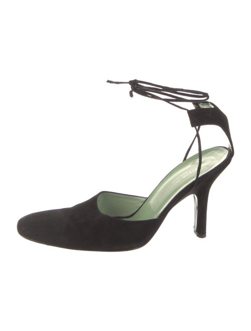 Sigerson Morrison Suede Printed Pumps