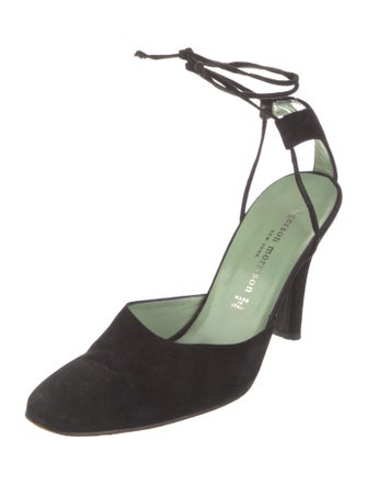 Sigerson Morrison Suede Printed Pumps