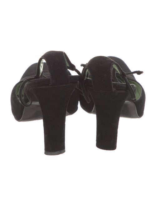 Sigerson Morrison Suede Printed Pumps