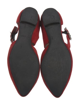 Sigerson Morrison Suede D'Orsay Flats