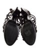 Sigerson Morrison Leather Braided Accents Sandals