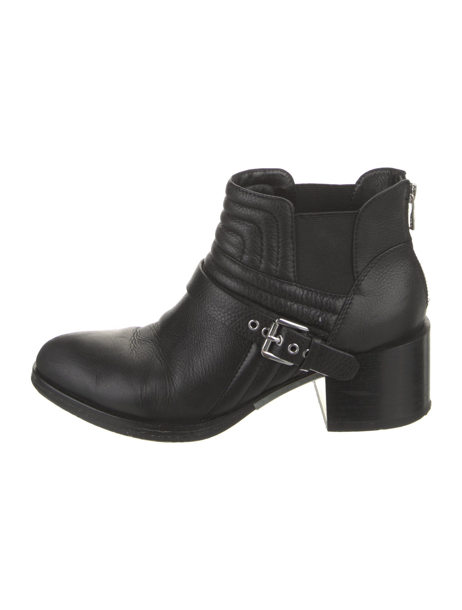 Sigerson Morrison Leather Moto Boots