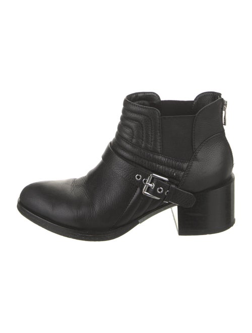 Sigerson Morrison Leather Moto Boots