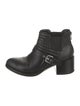Sigerson Morrison Leather Moto Boots