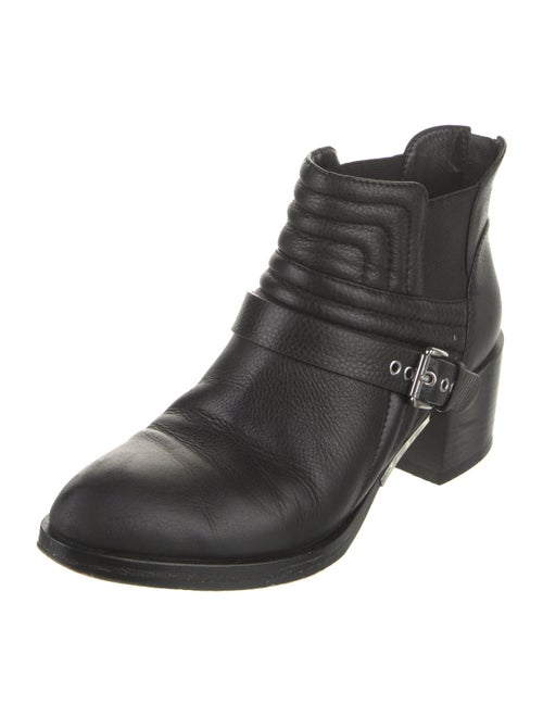 Sigerson Morrison Leather Moto Boots