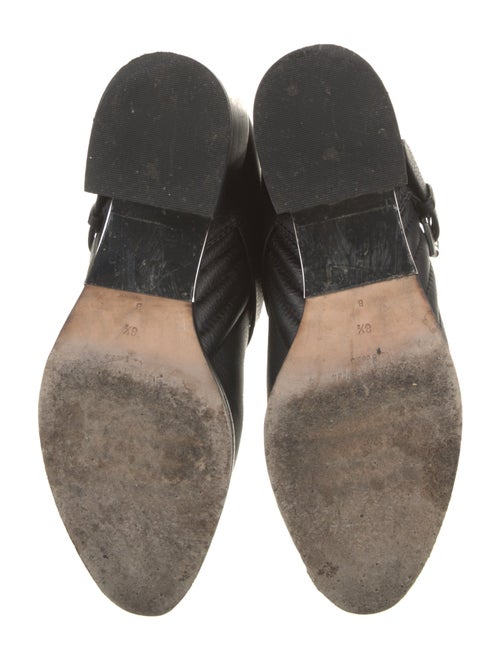 Sigerson Morrison Leather Moto Boots