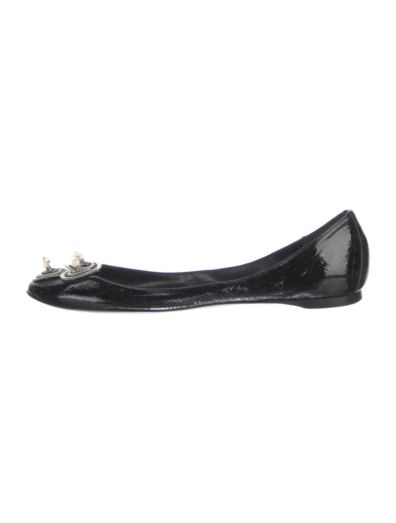 Sigerson Morrison Patent Leather Ballet Flats