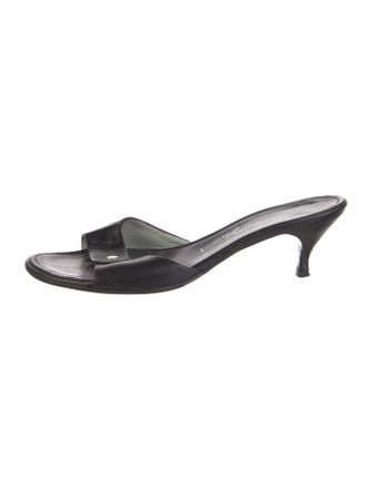 Sigerson Morrison Leather Slides