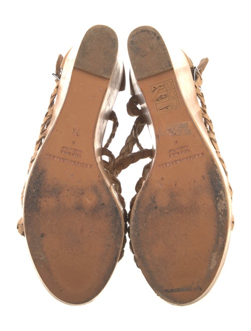 Sigerson Morrison Leather Braided Accents Sandals