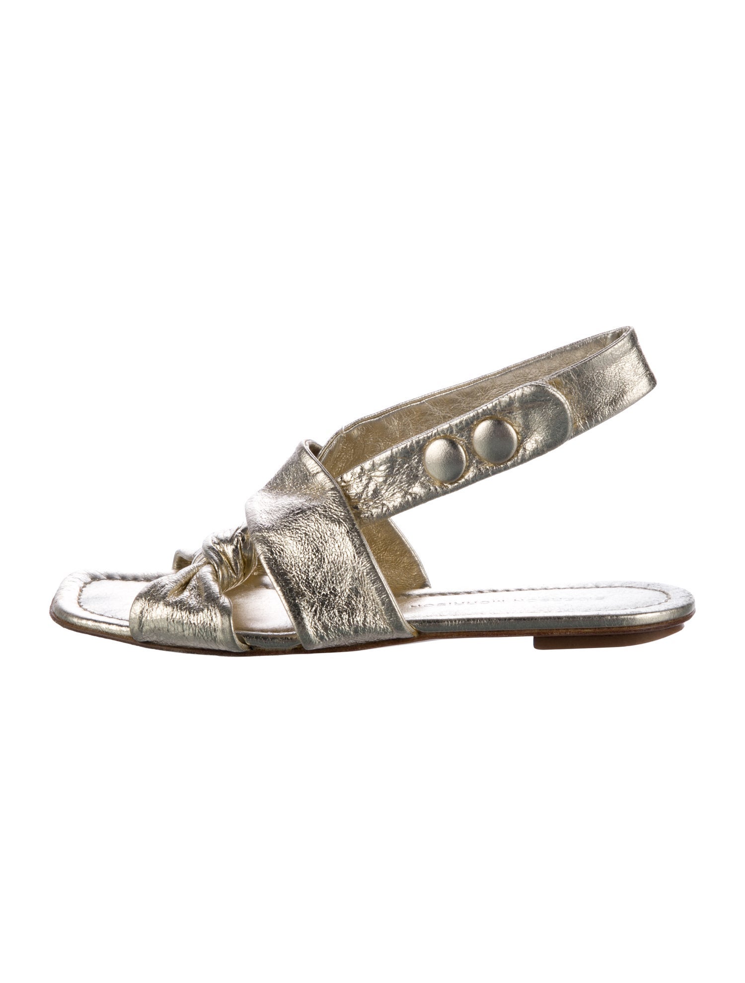 Sigerson Morrison Leather Slingback Sandals