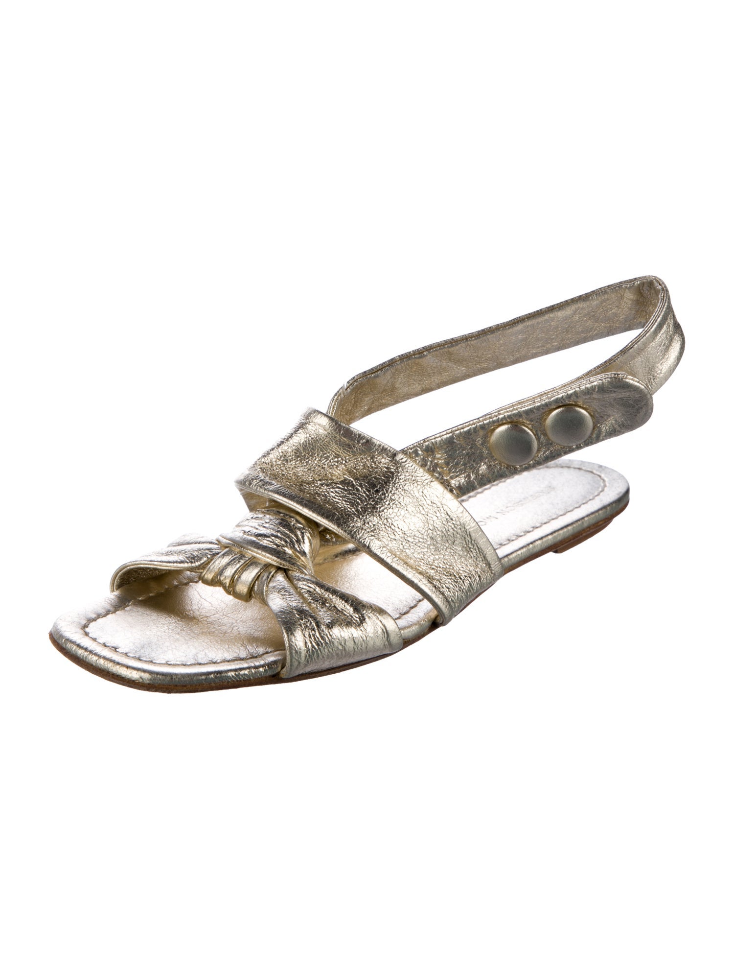 Sigerson Morrison Leather Slingback Sandals