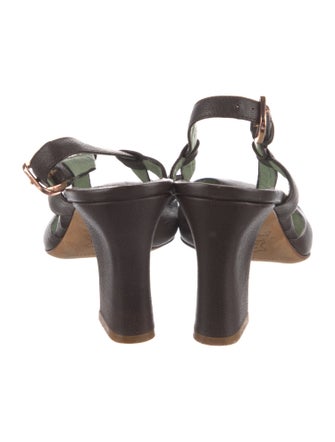 Sigerson Morrison Leather T-Strap Pumps