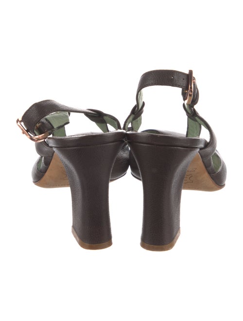 Sigerson Morrison Leather T-Strap Pumps