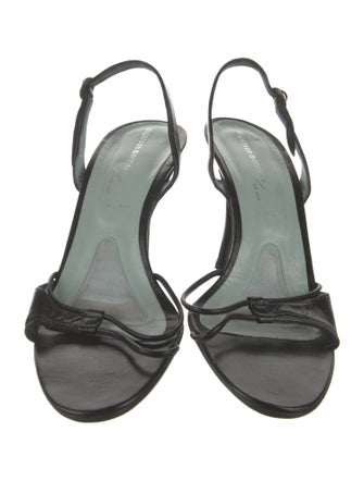 Sigerson Morrison Leather Slingback Sandals