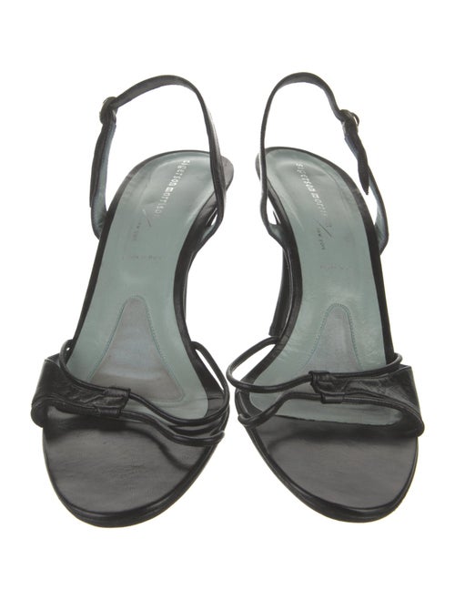 Sigerson Morrison Leather Slingback Sandals