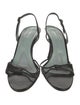 Sigerson Morrison Leather Slingback Sandals