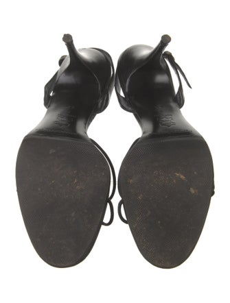 Sigerson Morrison Leather Slingback Sandals