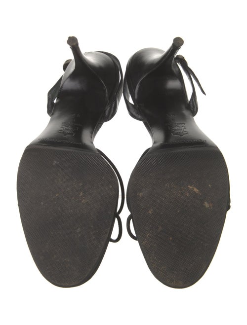 Sigerson Morrison Leather Slingback Sandals