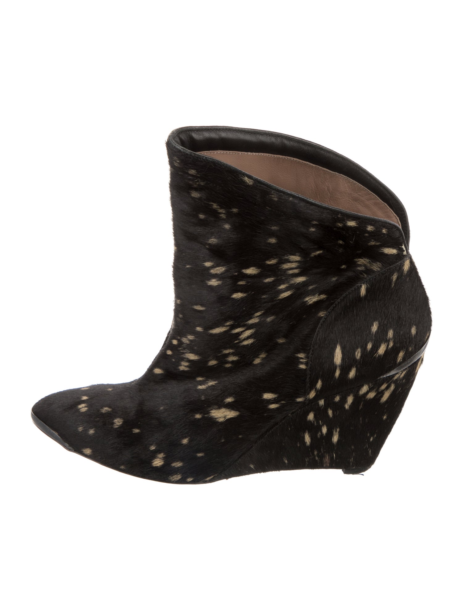 Sigerson Morrison Ponyhair Printed Boots