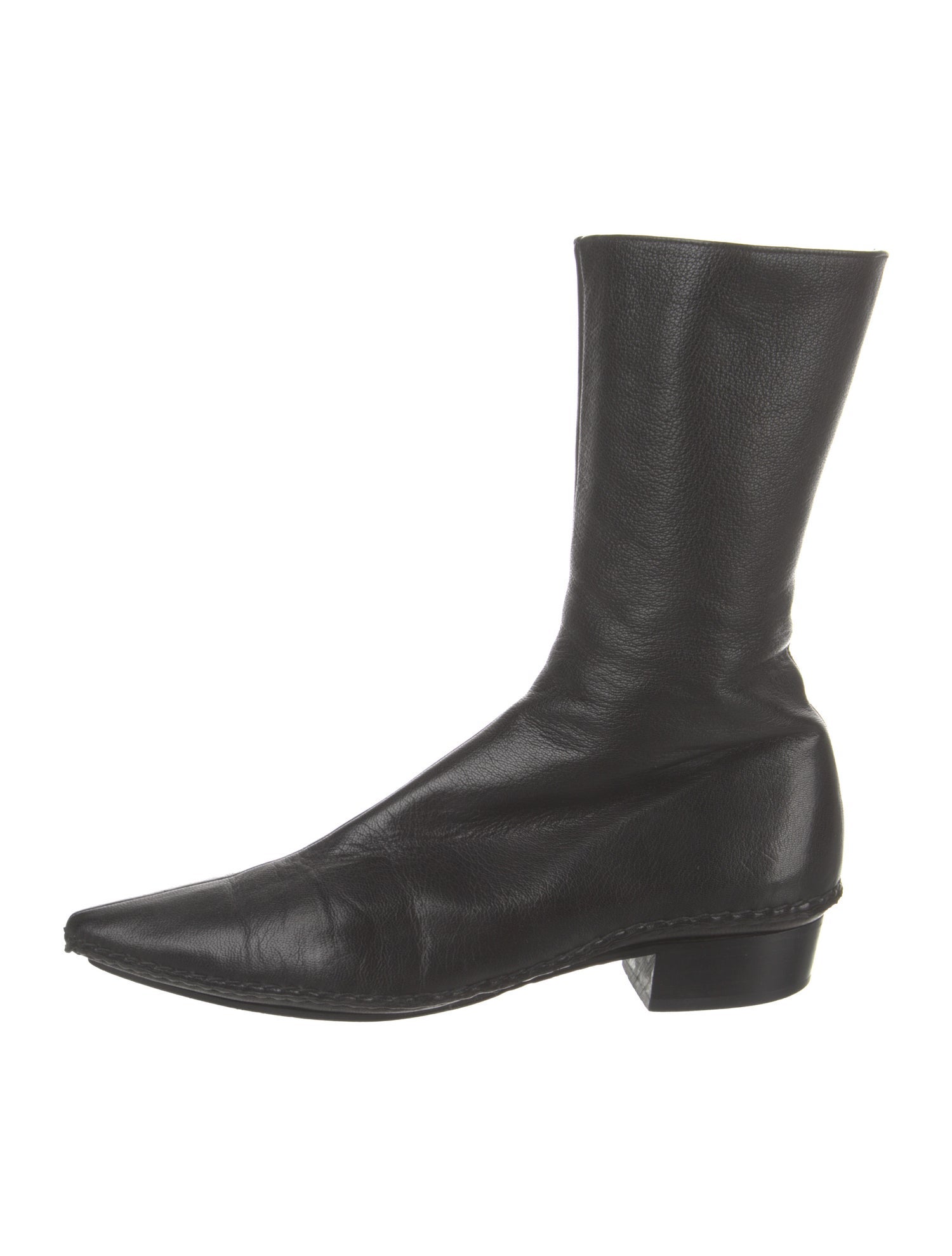 Sigerson Morrison Leather Sock Boots