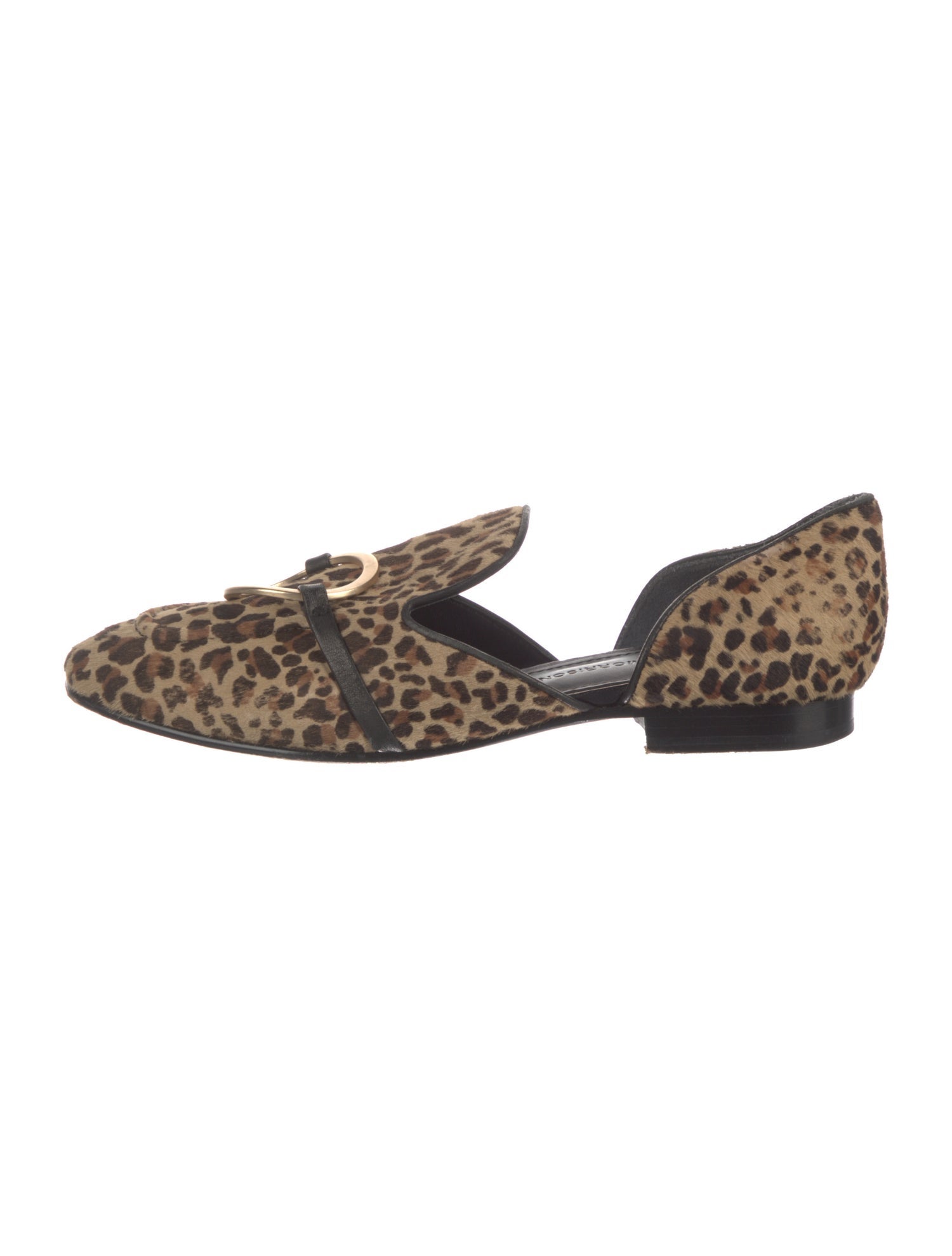 Sigerson Morrison Ponyhair Animal Print D'Orsay Flats