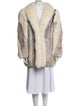 Saga Fox Fox Striped Fur Coat