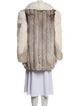 Saga Fox Fox Striped Fur Coat