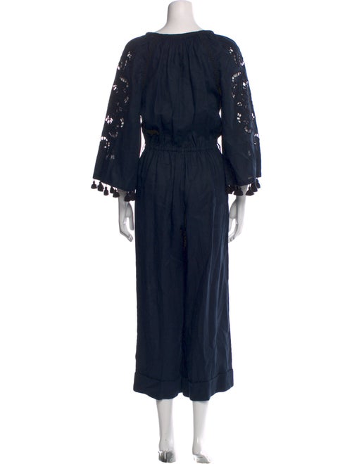 My Sleeping Gypsy Linen V-Neck Jumpsuit