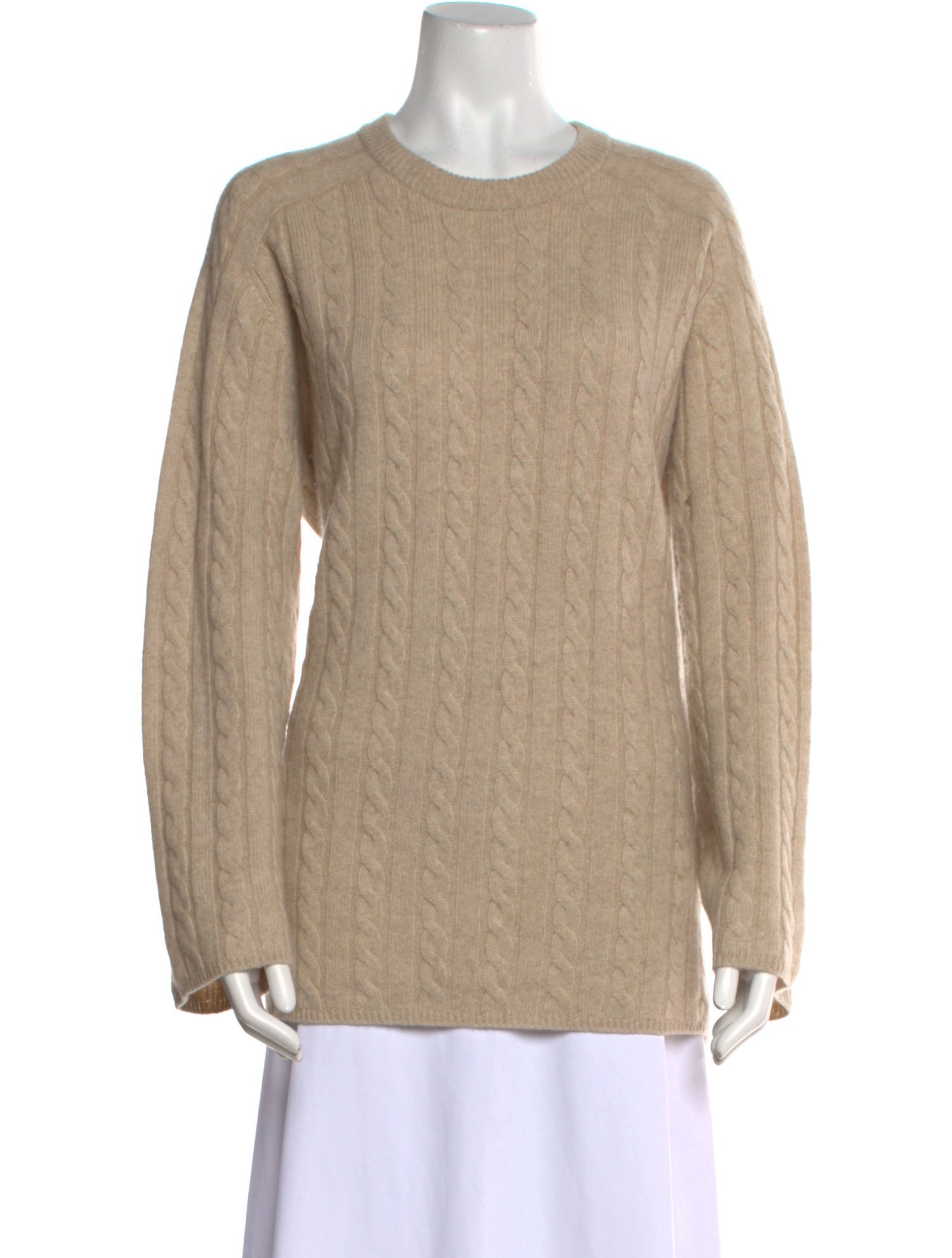 Soft Goat Cashmere Crew Neck Sweater