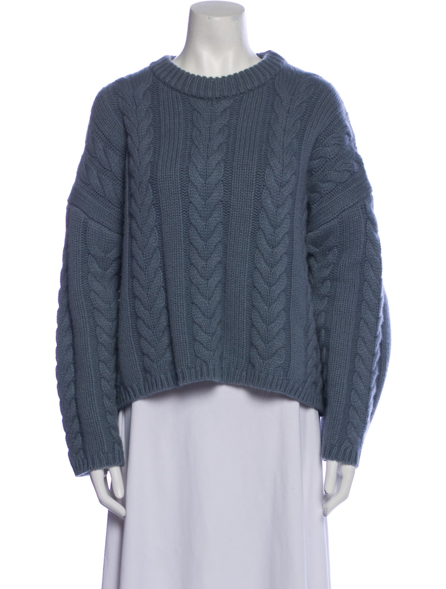 Soft Goat Cashmere Crew Neck Sweater