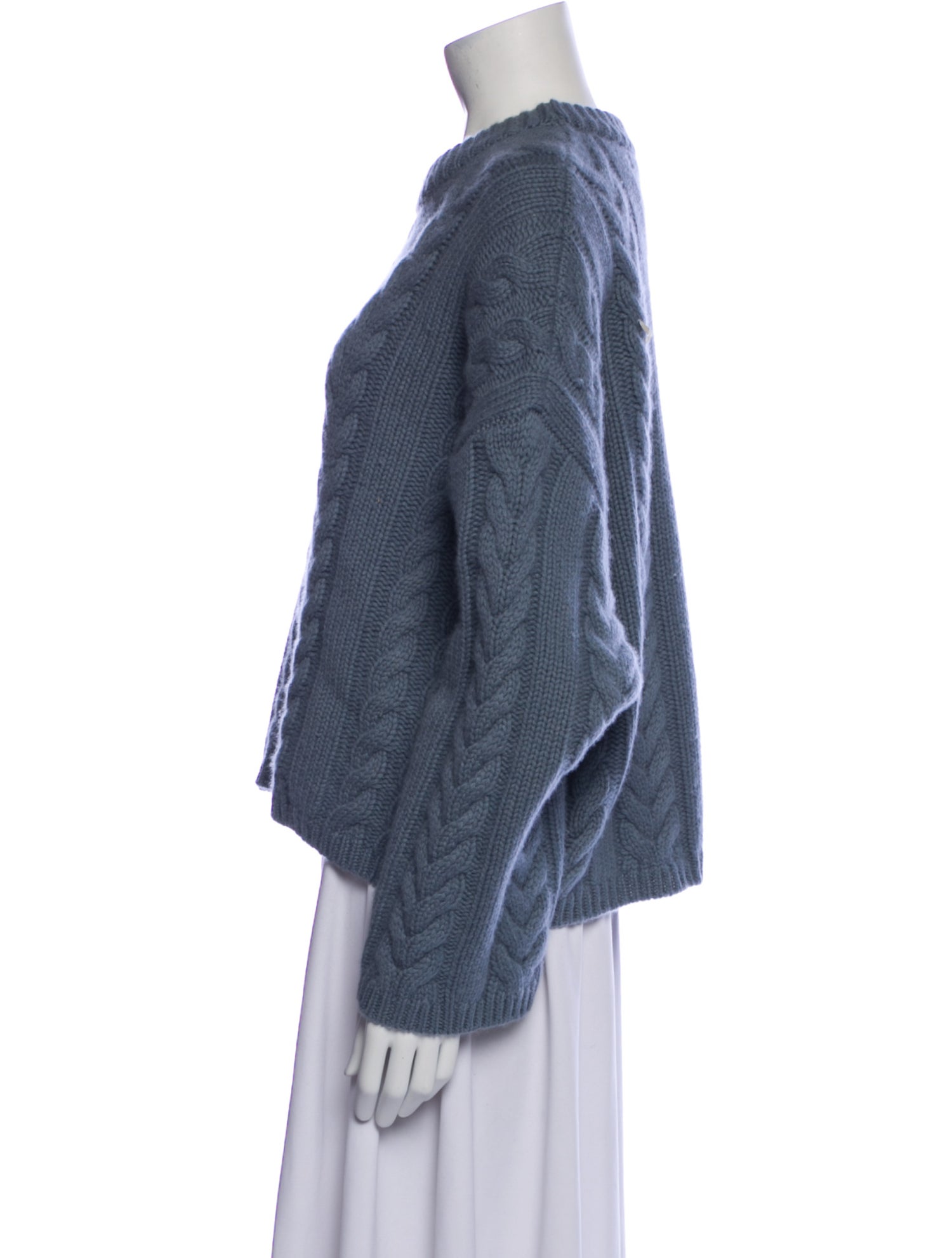 Soft Goat Cashmere Crew Neck Sweater