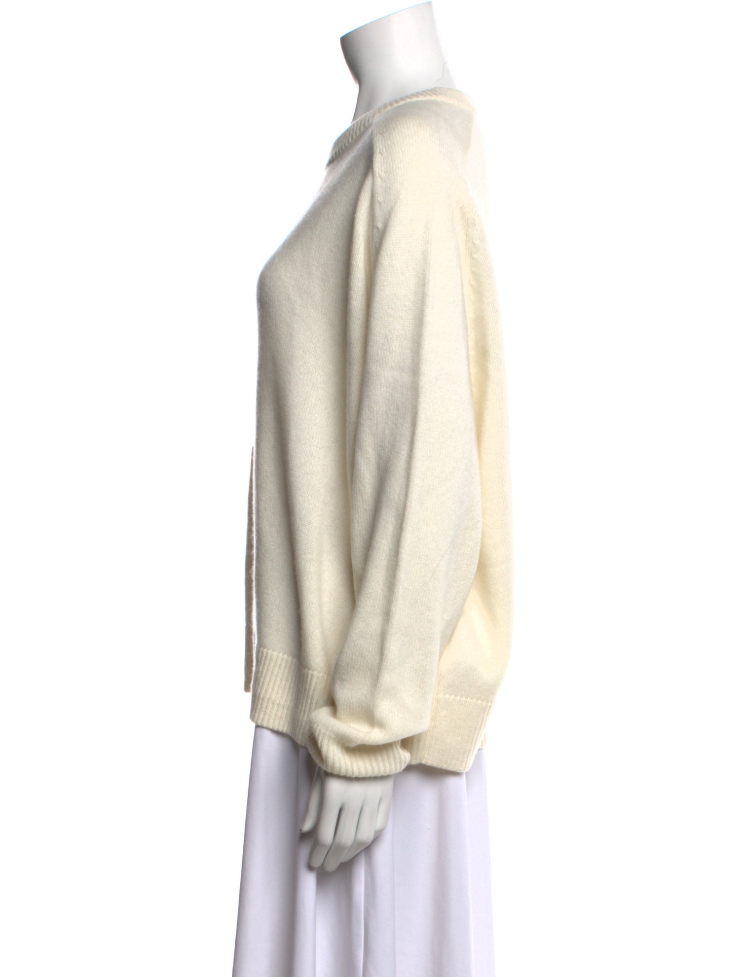Soft Goat Cashmere Crew Neck Sweater