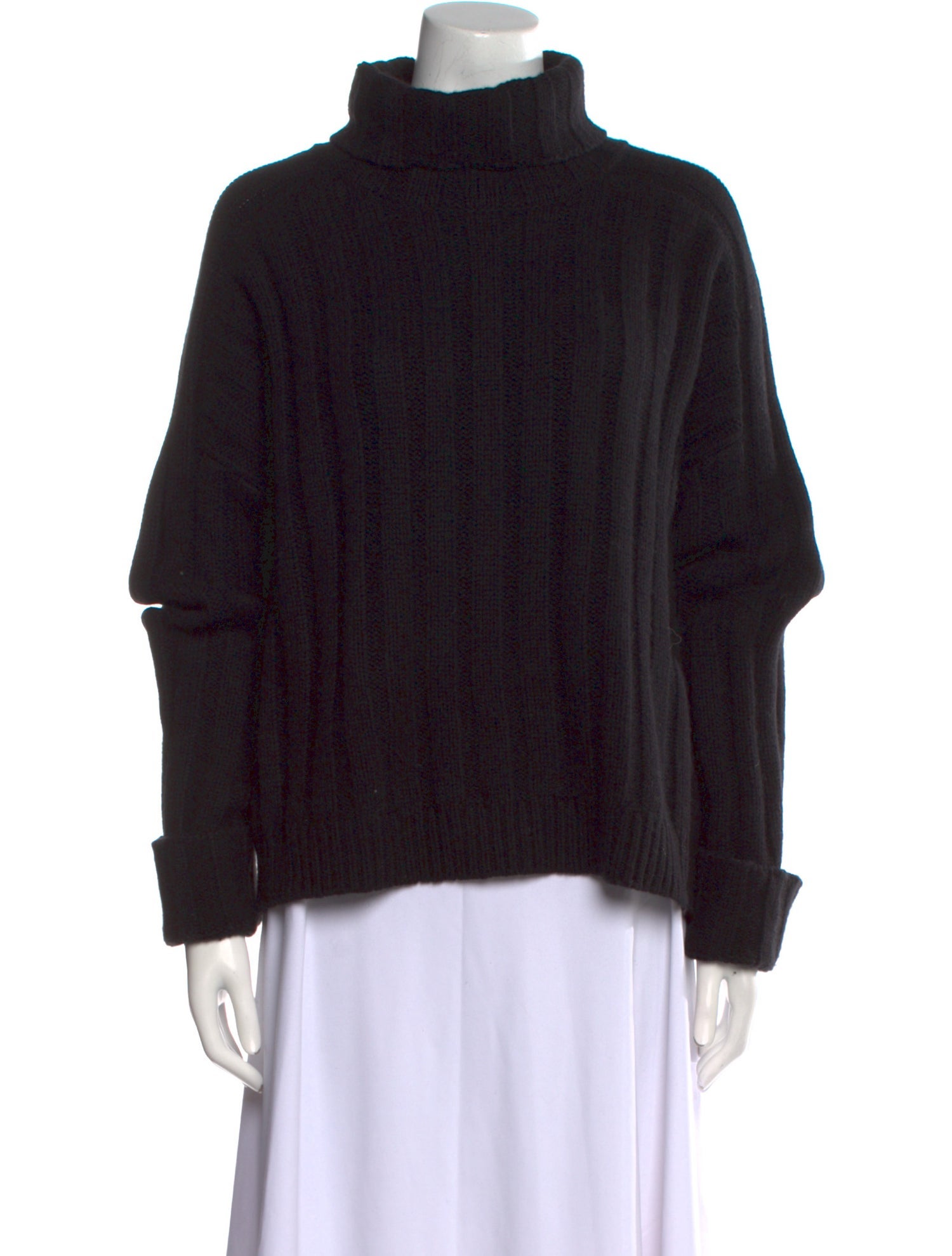 Soft Goat Cashmere Turtleneck Sweater