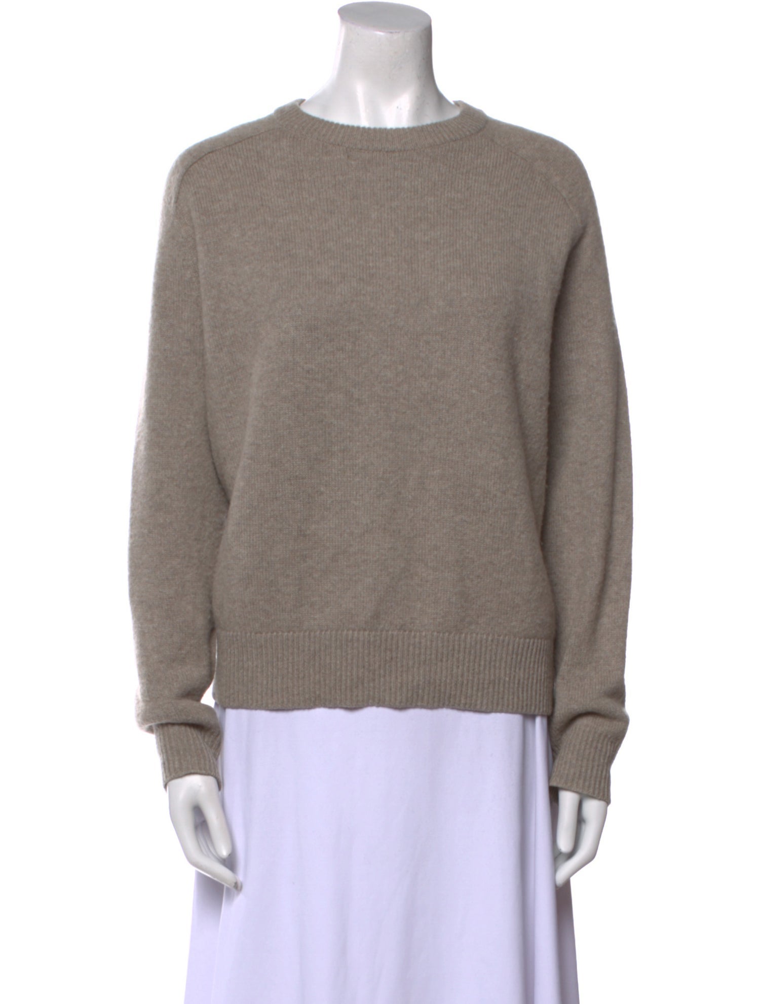 Soft Goat Cashmere Crew Neck Sweater