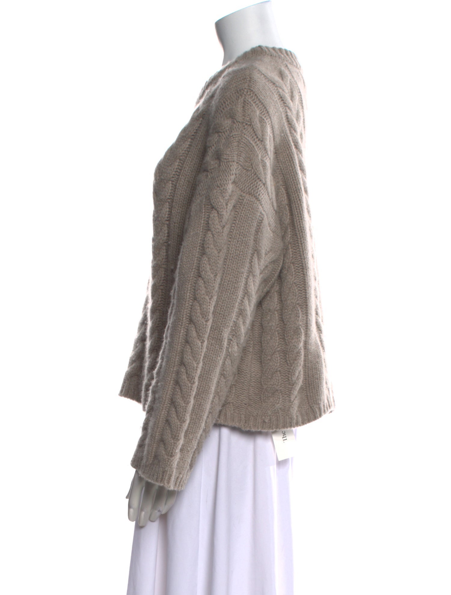 Soft Goat Cashmere Scoop Neck Sweater