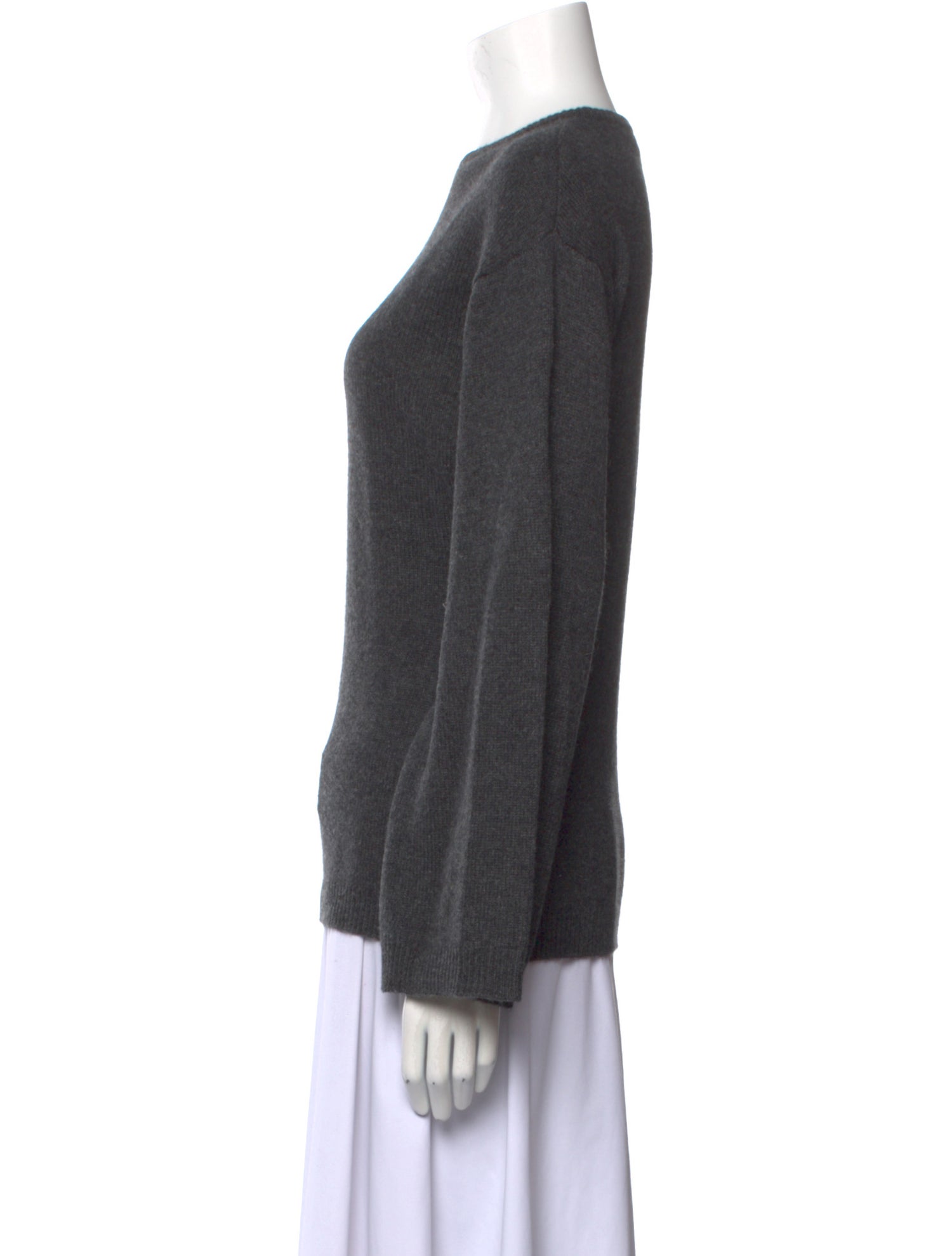 Soft Goat Cashmere Crew Neck Sweater
