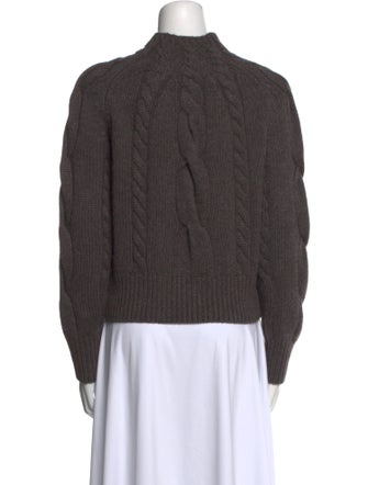 Soft Goat Cashmere Mock Neck Sweater