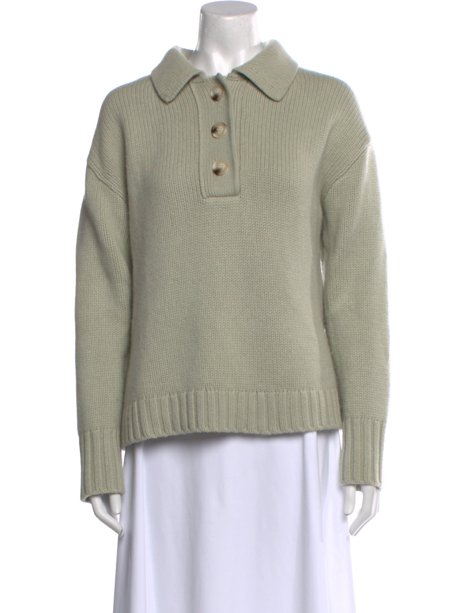 Soft Goat Cashmere Crew Neck Sweater