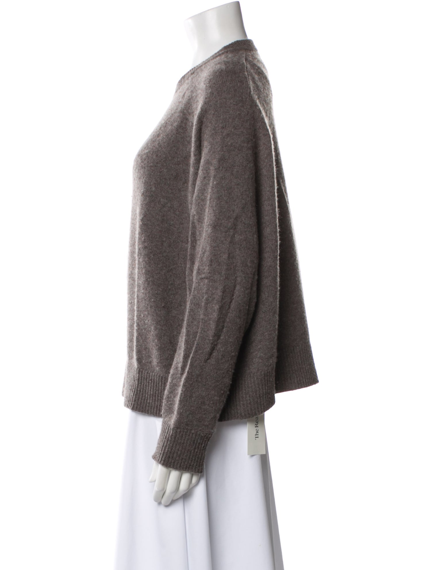 Soft Goat Cashmere Crew Neck Sweater