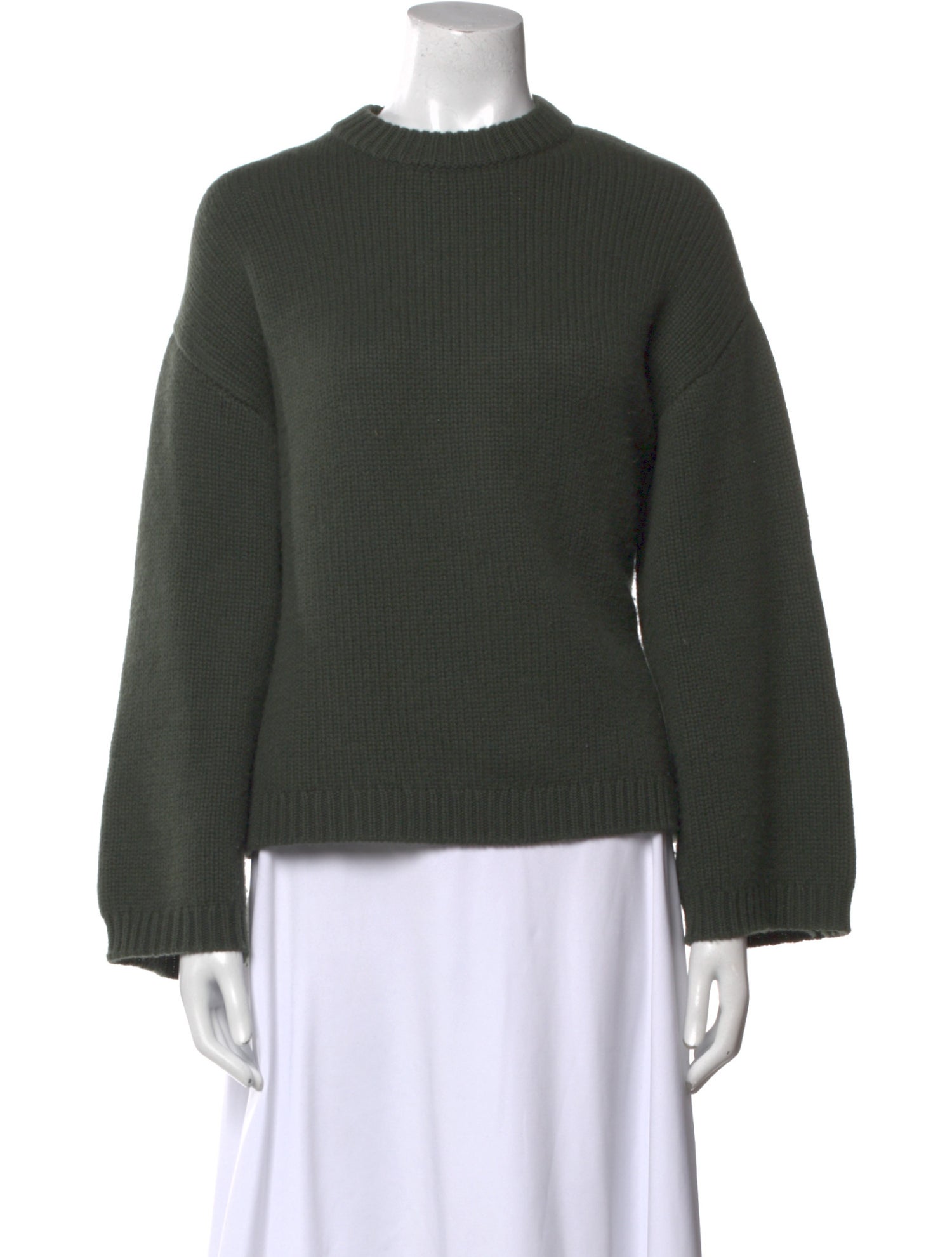 Soft Goat Cashmere Crew Neck Sweater