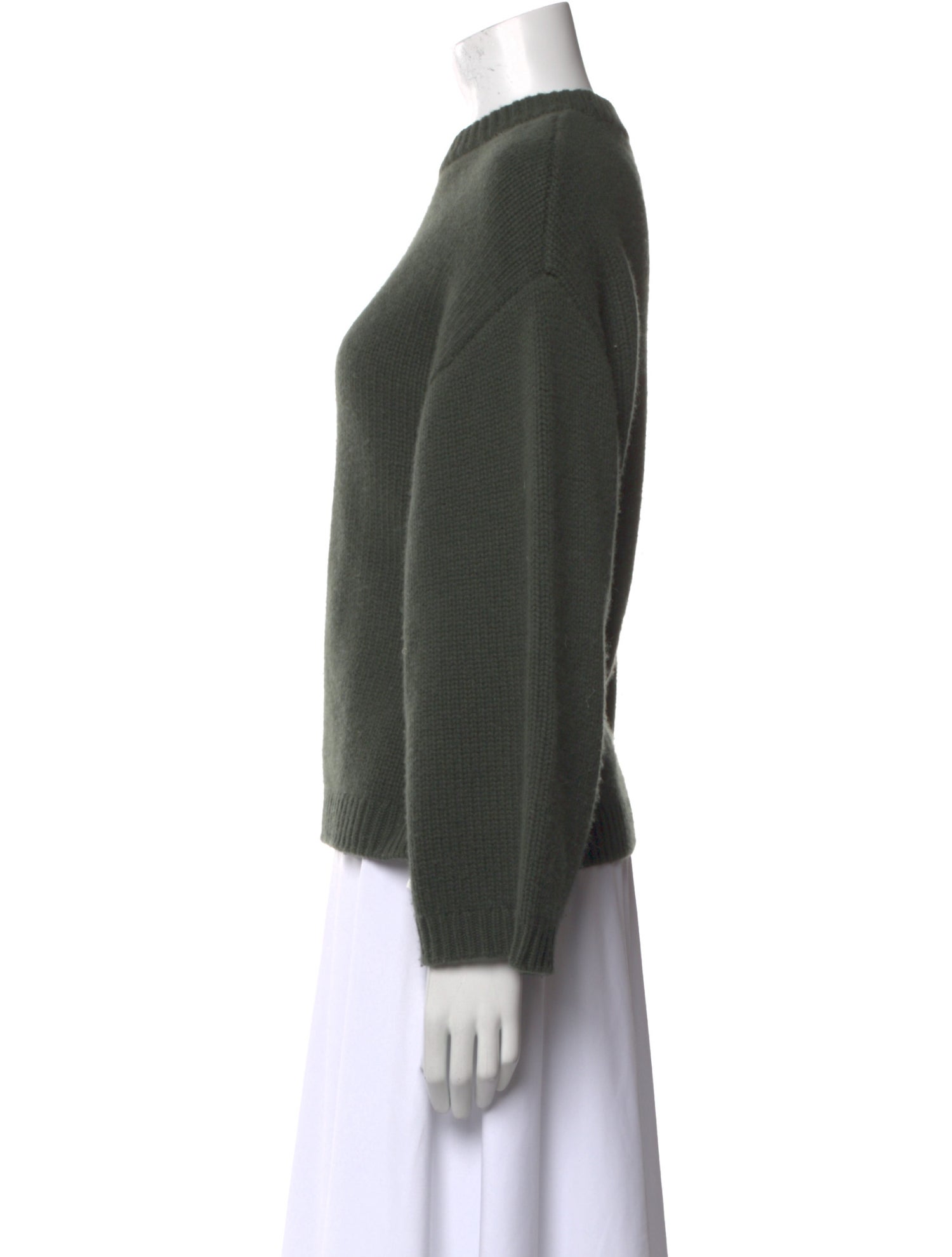 Soft Goat Cashmere Crew Neck Sweater