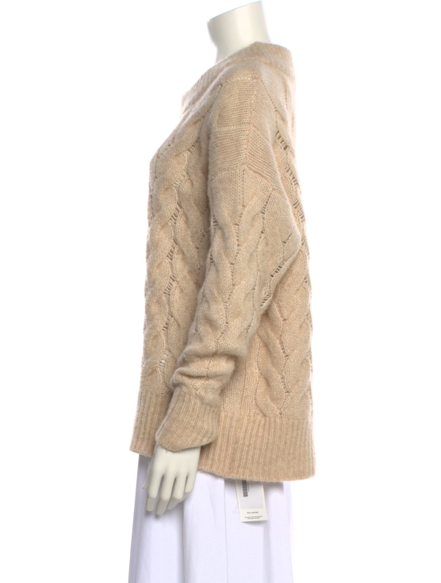 Soft Goat Cashmere Crew Neck Sweater