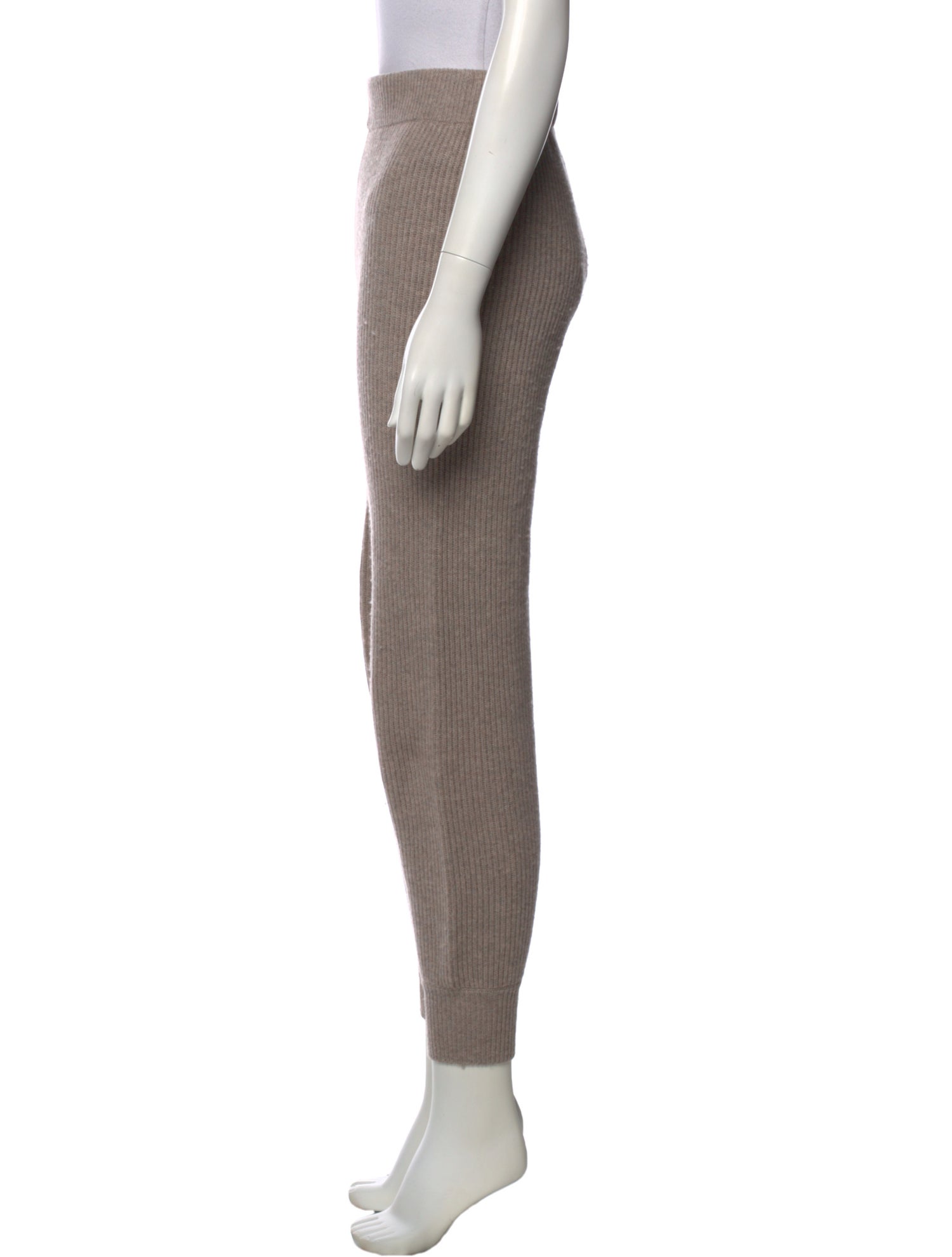 Soft Goat Wool Skinny Leg Pants