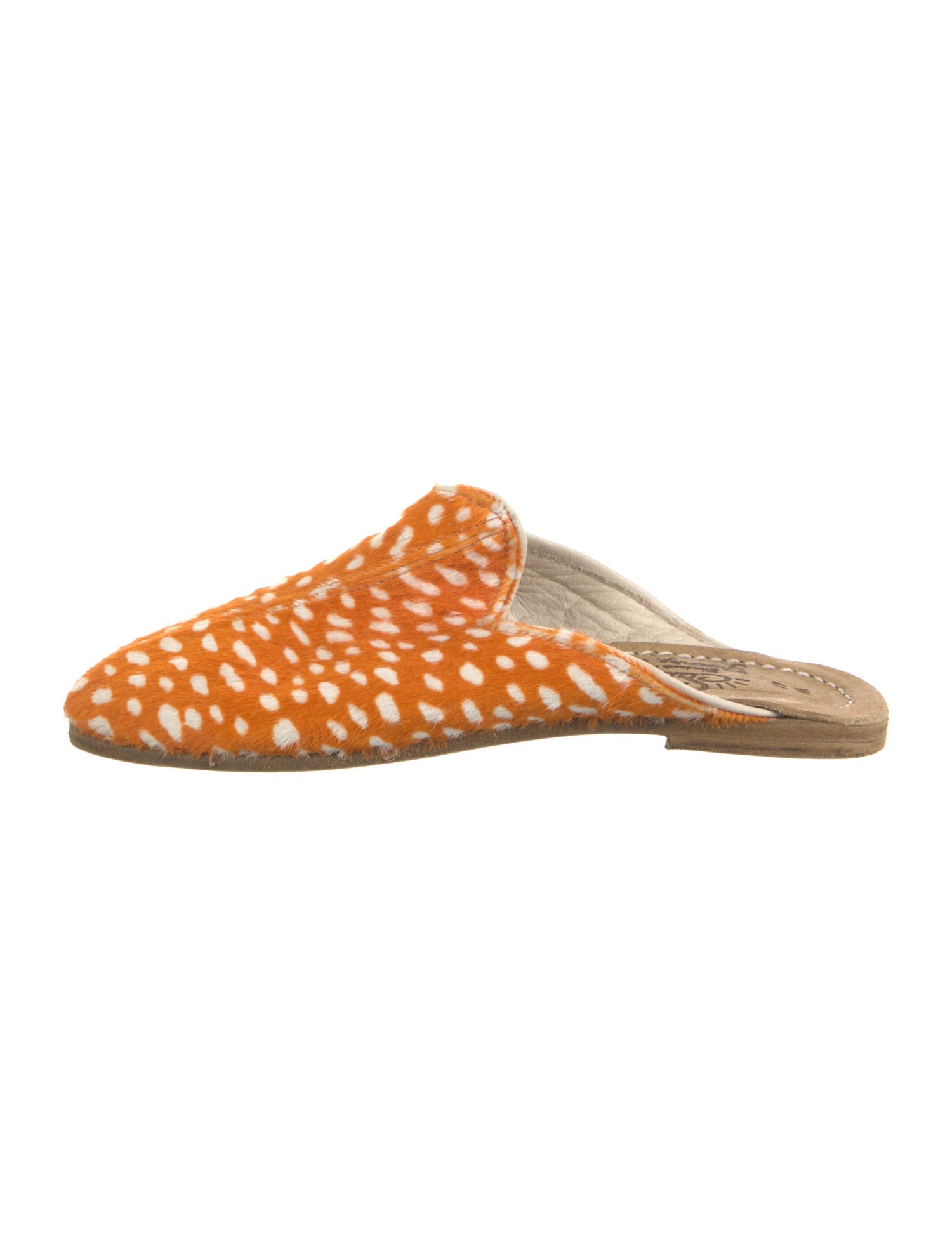 Sabah Ponyhair Animal Print Mules
