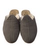 Sabah Suede Fur Trim Mules
