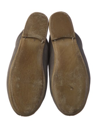 Sabah Suede Fur Trim Mules