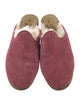 Sabah Suede Fur Trim Mules